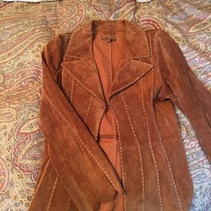 Retro 70s Style Suede Jacket